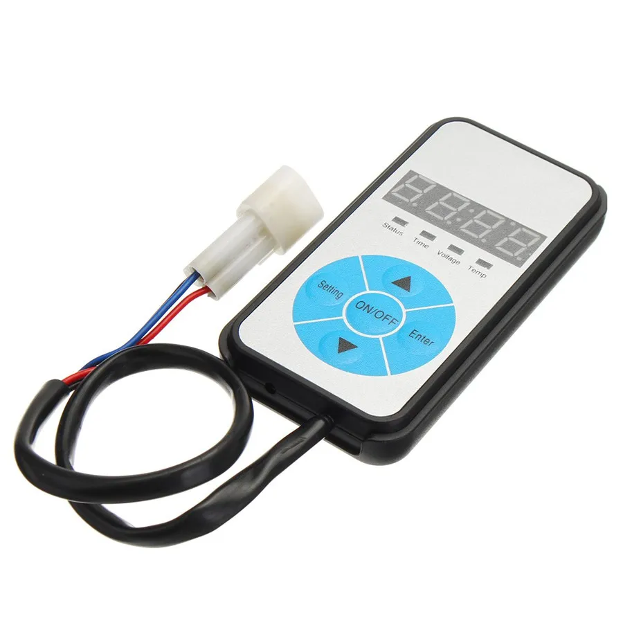 Цифровой монитор переключатель 12/24V 5KW парковка контроллер нагревателя для автомобиля следить надувной воздушный дизельный Обогреватель