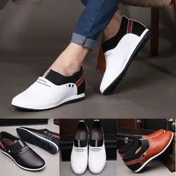 Heren schoenen chaussure homme cuir zapatos de hombre мужские кожаные туфли летние модные повседневные низкие Туфли удобная обувь