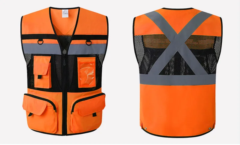 Reflective Cycling Vest Outdoor Sport Ciclismo Safety Traffic Safety Reflective Warning Vest Clothing Motorcycle Night Riding