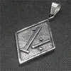 1% Biker Pendant 316L Stainless Steel Jewelry Men Boys Motocycles Necklace With 60cm Chain Support Dropship 4