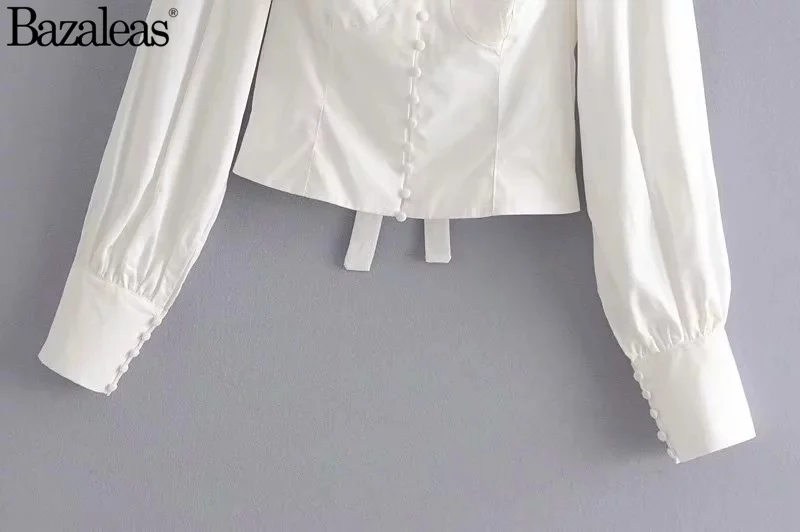 Женские тонкие blusas camisa feminina с бантом белая блузка на пуговицах|Блузки| |