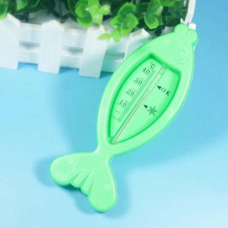 Милые детские термометры Для Ванны Игрушка плавающие водяные Термометры поплавок в форме рыбы безопасная пластиковая Ванна датчик для