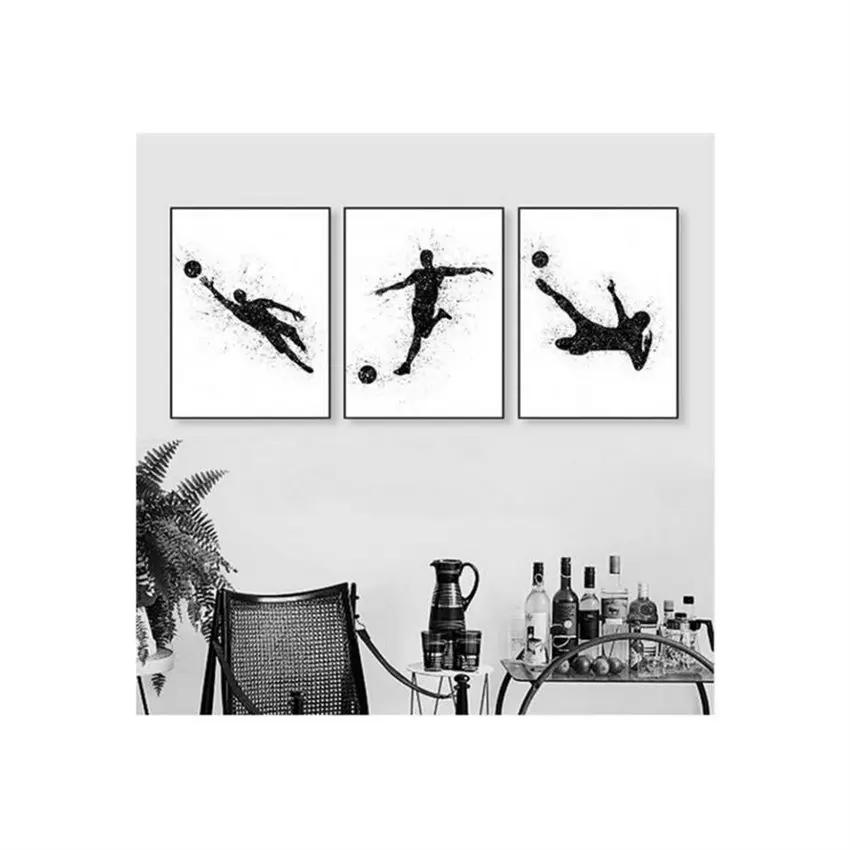 

Football canvas painting wall art posters living room Home Decor Art Decor HD quality Nursery Kids Room No Frame E71