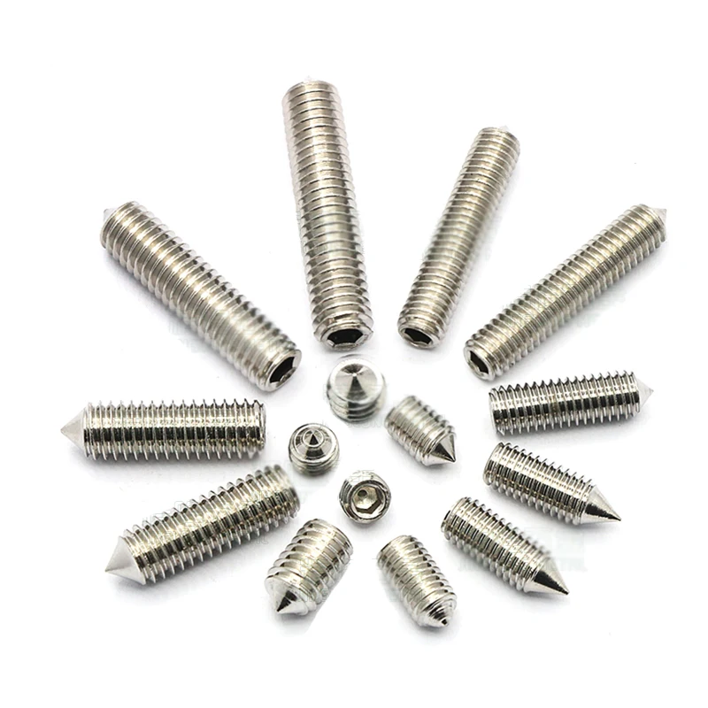 100 Tornillos Allen 5/16-18 X 2 Pulgadas, Acero Inoxidable 18-8, Cabeza Hueca, Rivercity Fastener