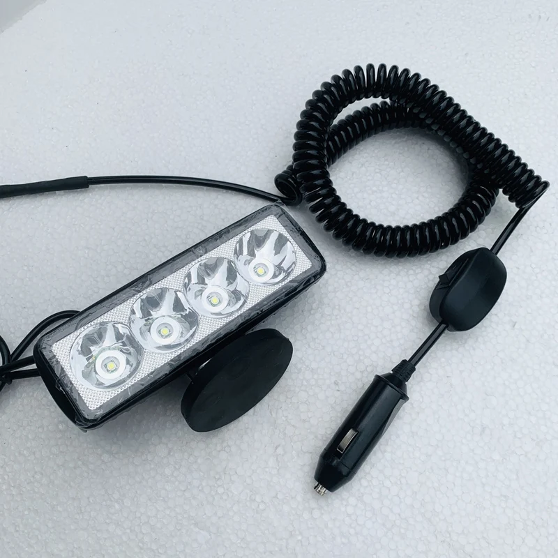 

far range Spot beam led car headlight truck ATV SUV UTV 4WD Boat led work light bar 40W 12V-24V Magnetic base with Spring cable