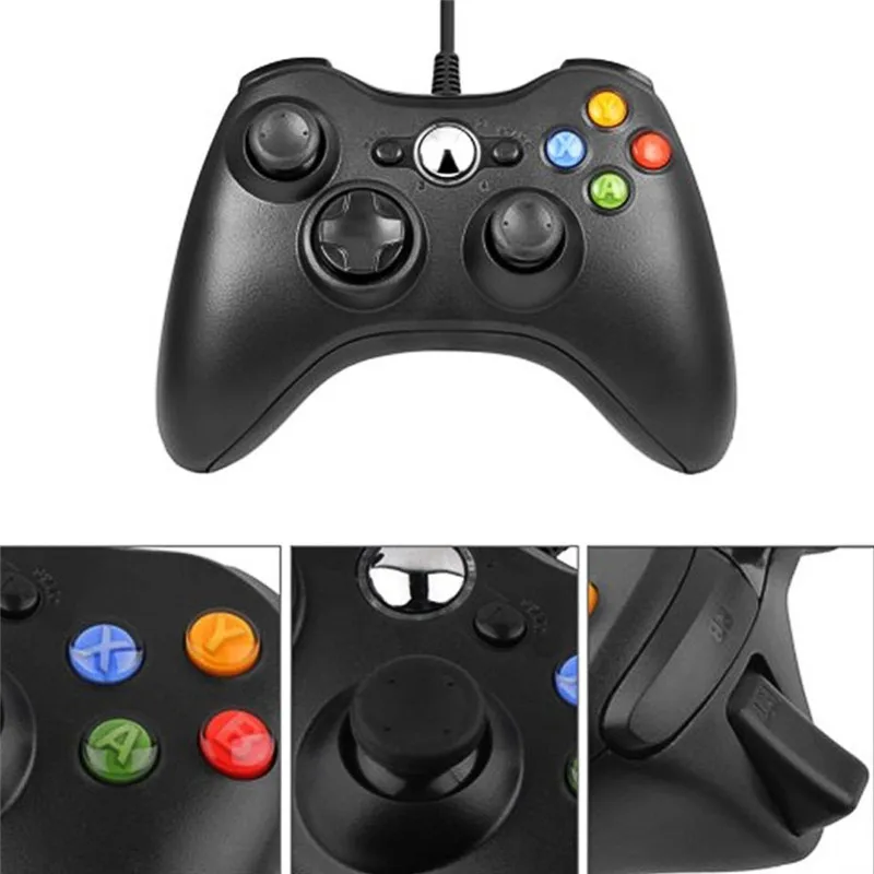 

For XBOX360 Game Controller Wired Joystick Gamepad For Xbox 360 Gamer Gaming Play For Windows 7/8/10 PC Game Pad Controle Joypad
