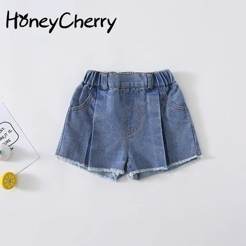 

New Summer Trousers Girls Jeans Baby Jacket Jeans Baby Girl Shorts Girl Short Pants Kids