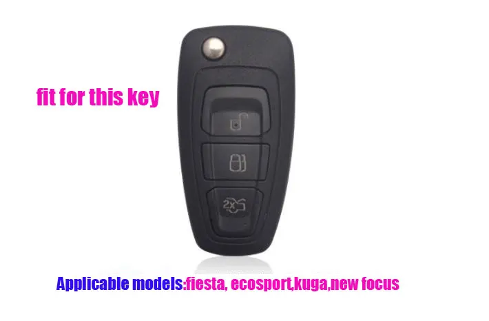 Пульт дистанционного управления Abs для салона автомобиля аксессуары для ключей чехол для ключей умный держатель подходит для ford ecsport/ фокус/fiesta/kuga