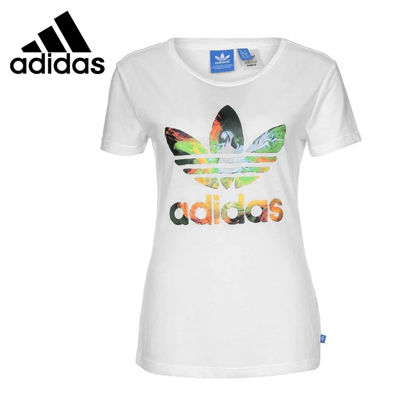 Original New Arrival Adidas Originals Women's T-shirts short sleeve Sportswear цена Original New Arrival Adidas Originals Women's T-shirts short sleeve Sportswear цены онлайн