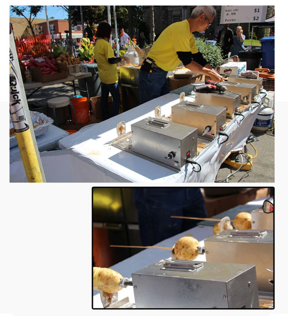 Sale Twister Potato Tornado Slicer Machine Automatic Spiral Cutter Vegetable slicer Twister Food Processor 110/220v Potato Cutter CE 8