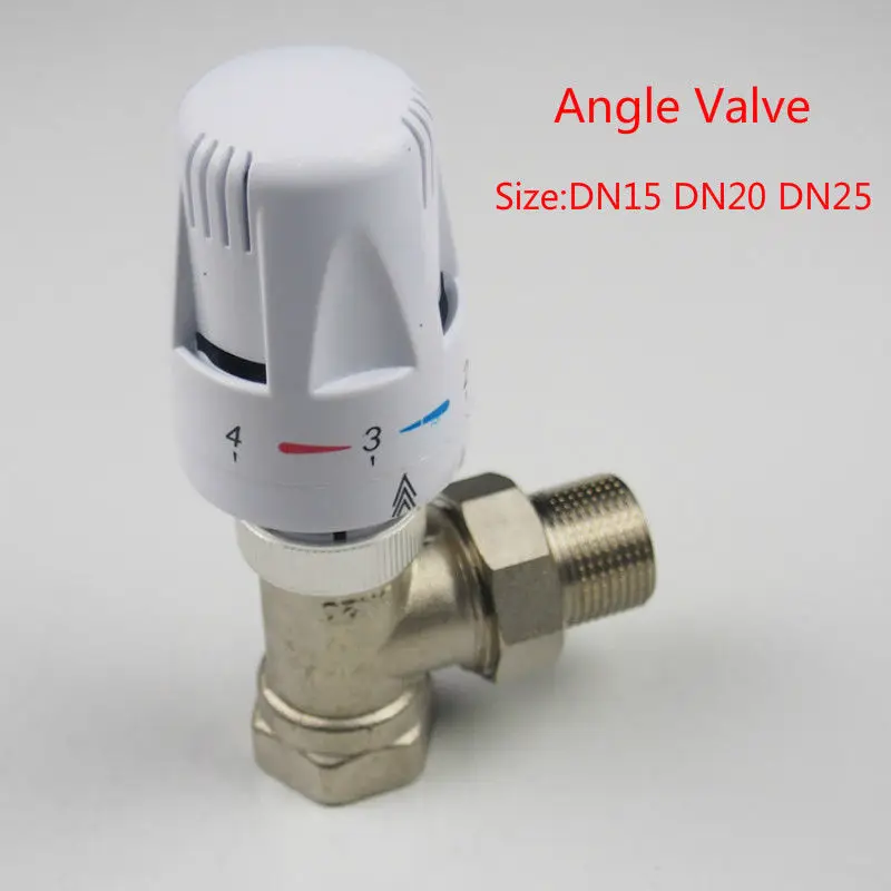Thermostatic Radiator Valve Automatic Temperature Control Valve Angle