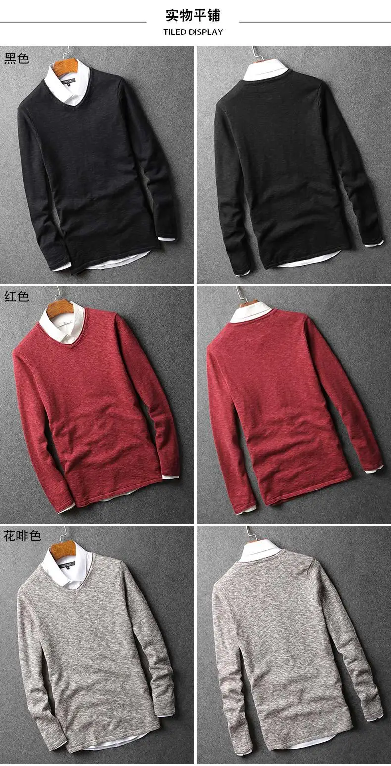  2018 Spring Winter Pullover Men Knitted Sweater Slim Fit Male Plus Size High Quality Fashion Brand Men Sweater (18)