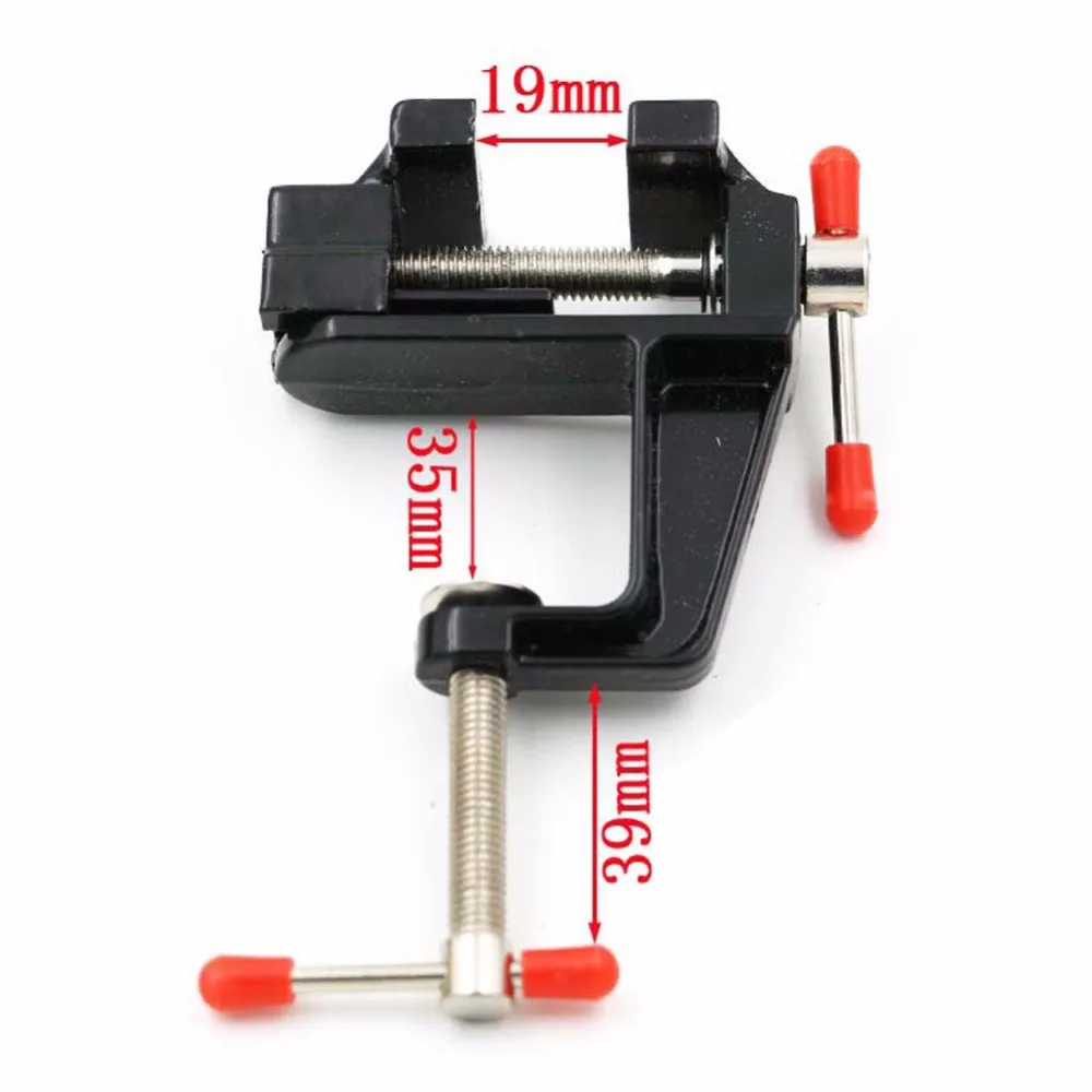 Aluminum Mini Table Vice Small Jewelers Hobby Clamp On Wood Work Manual Milling Machine Vise
