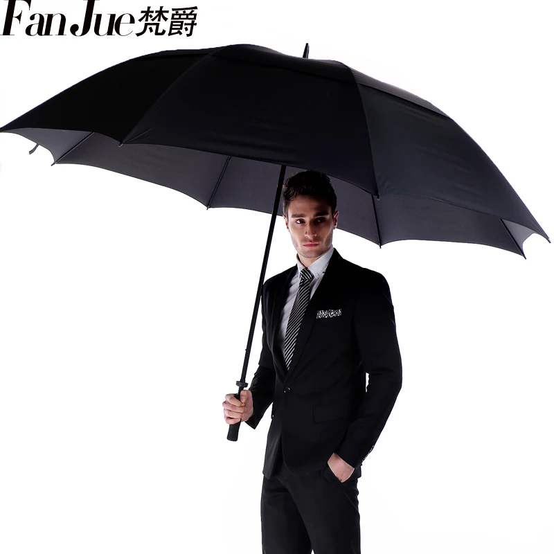 Vented Umbrella Men's Business Double Layers Umbrella Windproof Golf