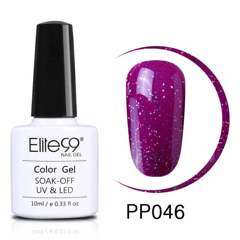 Elite99 гель-лаки фиолетовый синий цвет набор гель-лаков для ногтей замачивается наращивание ногтей УФ и светодиодный светильник для маникюра дизайн ногтей - Цвет: PP046