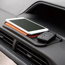 Автомобильный орнамент, ПВХ, автомобильная приборная панель, липкий коврик, волшебный Противоскользящий коврик, подушка для телефона, gps, ключ, монета, держатель для солнцезащитных очков, аксессуары