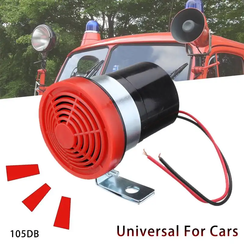 12v-24v Car Motorcycle Vehicle Reversing Horn Speakers Warning Siren Backup Alarm Warning Sound Beep Reverse Siren Invisible