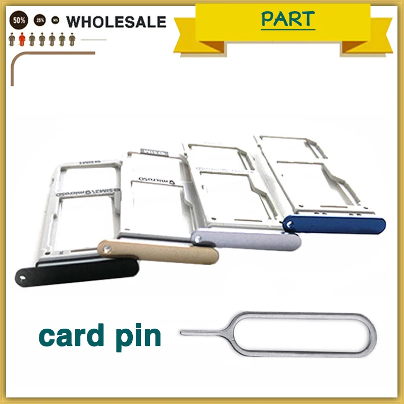 

Single & Dual note8 SIM Card Tray For Samsung Galaxy Note 8 SIM Card Reader Sim Tray Holder Sim Slot Replacement Parts