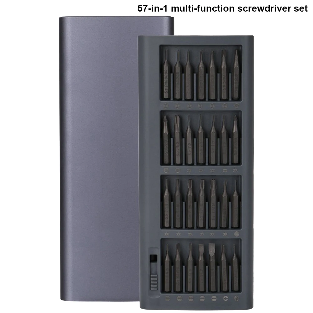 

57 In 1 Precision Magnetic Screwdriver Bit Repair Tool Kit with Case for Smartphone PC Laptop _WK