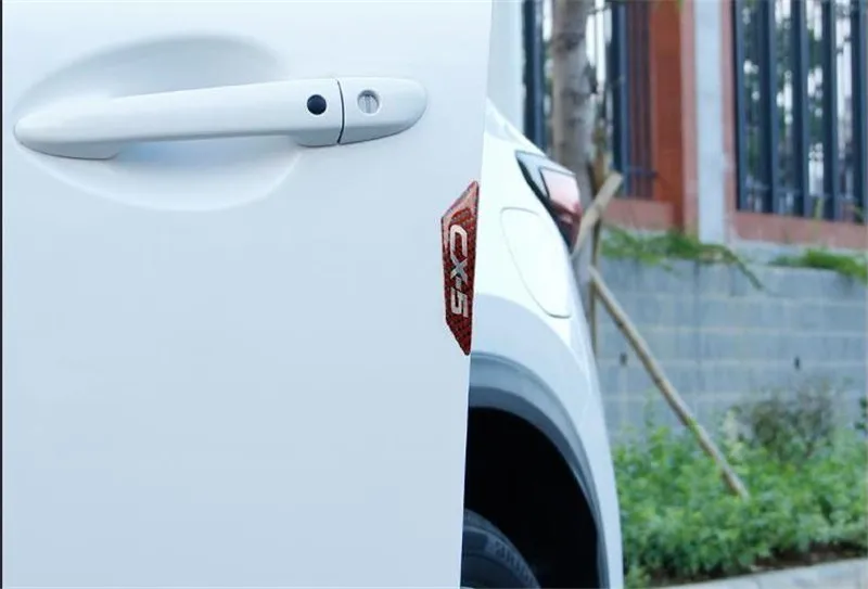 Автомобильный Стайлинг, защита края двери, накладка, молдинг, защитная полоса, наклейка для Mazda CX-5 CX5, аксессуары