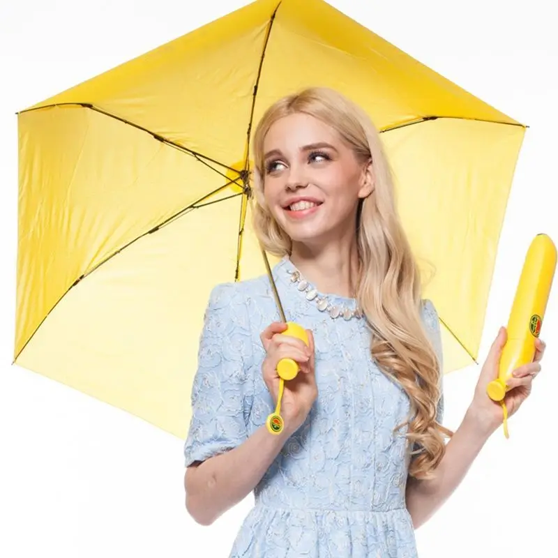 Aliexpress.com : Buy Banana Umbrella Compact Yellow Novelty Small Umbrella Banana Shaped Clear