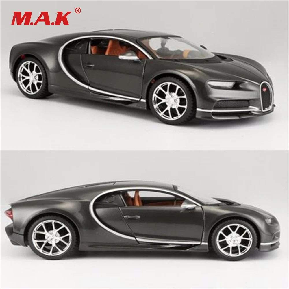 Игрушки для мальчиков и девочек 1:24 Масштаб Bugatti Veyron литья под давлением модели Roadster задерживаете автомобиль с коробкой детей Коллекция