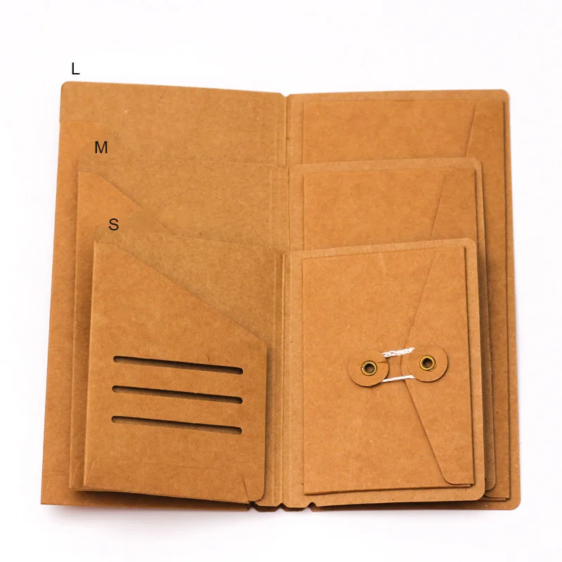 Kraft Paper Inside Sheet Traveler Notebook Envelope Folder File Folder