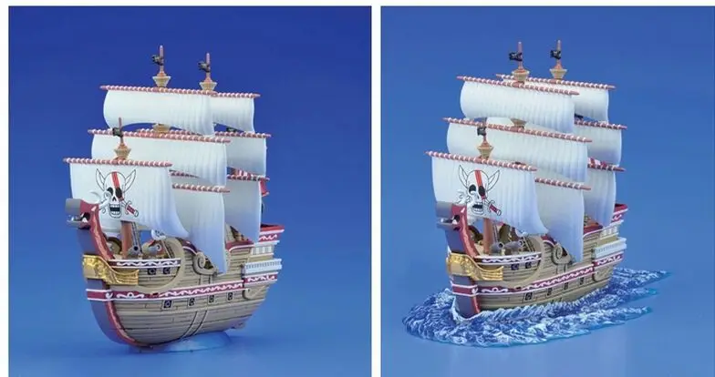 Оригинальная Слитная игрушка luffy Shanks Boa Hancock красная сила пират большой корабль