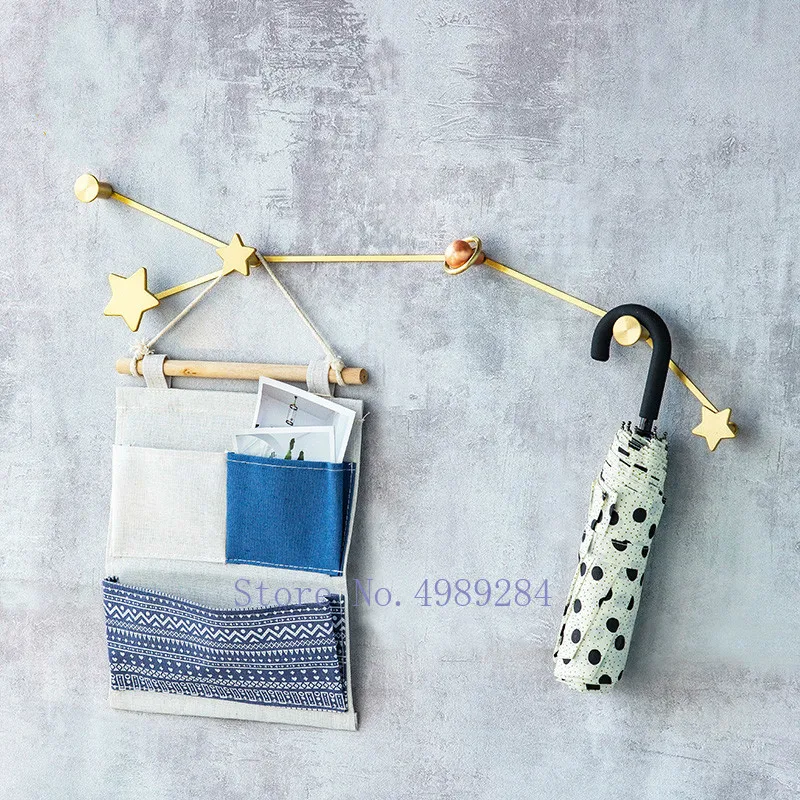 Креативный крючок звездное небо DIY созвездие ключ для входной двери