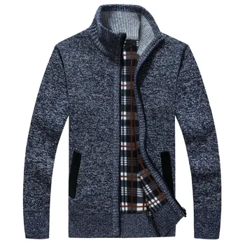 

COB 2020 men sweater in winter Long sleeve collar loose wool sweater youth thickening and wool sweater