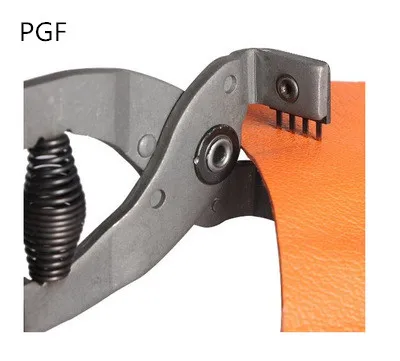 PGF Silent ling chop плоскогубцы Алмазная резка перфоратор кожаный Перфоратор Инструмент 4 мм 4 зубца