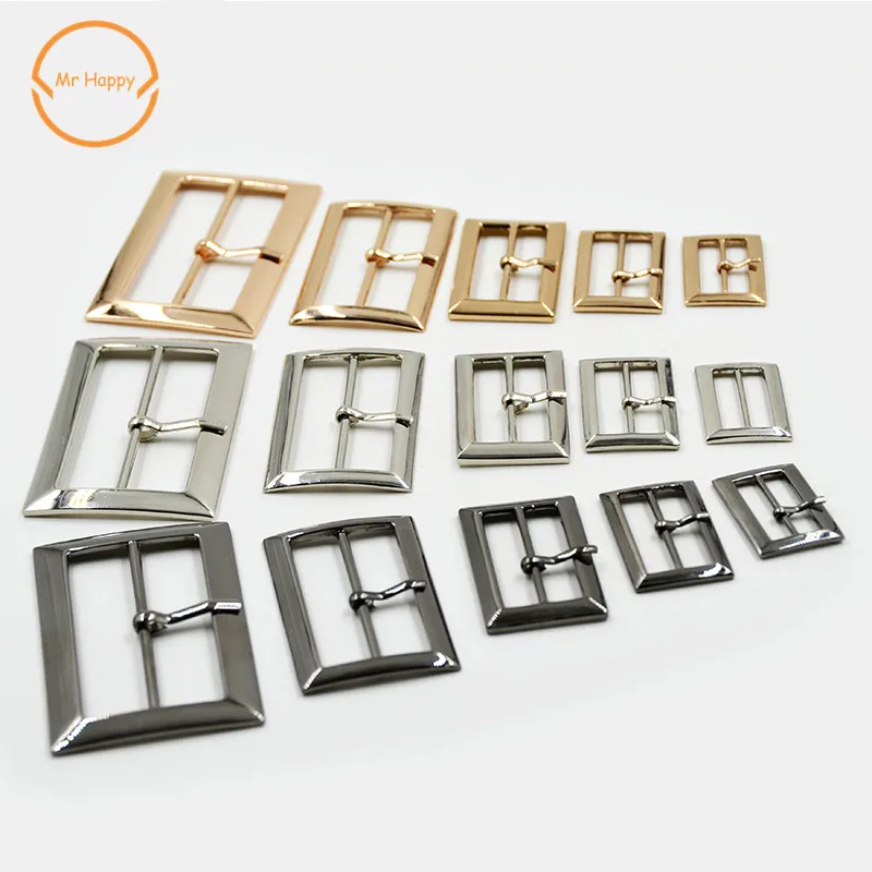 

10pcs/lot 20mm/25mm/30mm/40mm/50mm silver bronze gold Square metal shoes bag Belt Buckles decoration DIY Accessory Sewing