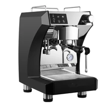 Нержавеющая сталь ЖК-дисплей экран коммерческий Даул термо-блок Эспрессо кофемашина 15/9 бар для опции капучино