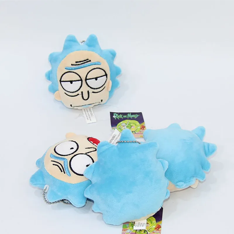 Miaoowa 2 Styles 10CM New Rick And Morty Plush Keychain Toys Stuffed Cartoon Sanchez Doll Pendant Decoration Toys Gift for Girls Miaoowa 2 Styles 10CM New Rick And Morty Plush Keychain Toys Stuffed Cartoon Sanchez Doll Pendant Decoration Toys Gift for Girls
