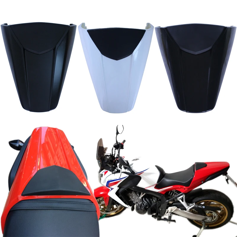 

Motorcycle Pillion Rear Passenger Seat Cowl Cover For 2014 - 2018 Honda CB650F CB CBR 650 F CBR650F 2015 2016 2017 White Red