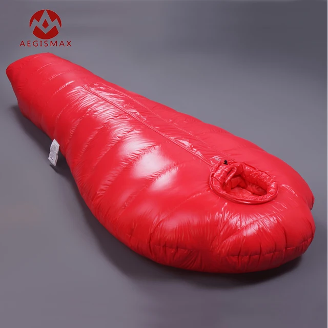 Cheap AEGISMAX high quality 95% White Goose Down  Mummy Winter Sleeping Bag Ultralight Down Sleeping Bag