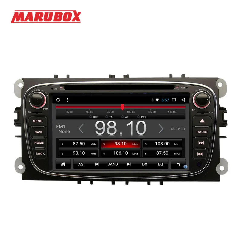 Marubox 2 Din Android 8 1 для Ford Focus Mondeo 4 S MAX Connect 2007 2013 автомобильное радио Navi GPS DVD