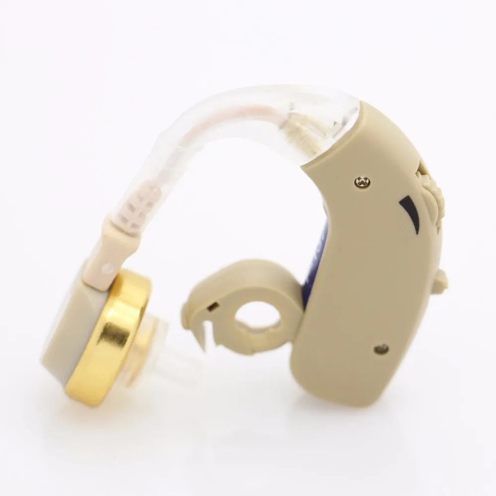 

Behind Ear Adjustable Tone Hearing Aid Sound Voice Amplifier AXON F-137 Hearing Aid for The Deaf