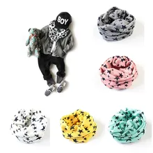 Мода для маленьких девочек качается Baby Star уплотнительное кольцо теплый зимний шарф глушитель шейный платок классический шарфы аксессуары