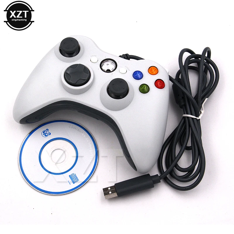 

1pcs USB Wired Joypad Gamepad for PC Game Controller for Microsoft Game System Win7/10 Black White new