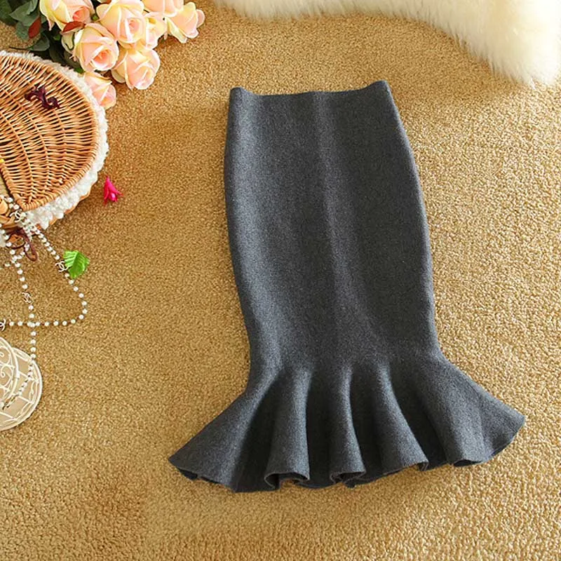 Femininas Tail Skirt Knit 3