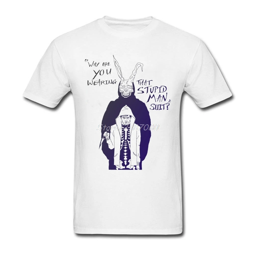 

Donnie Darko T Shirt Short Sleeve Tshirt Men 2018 Hot Group 3XL O-neck Cotton Movie Men T-shirt