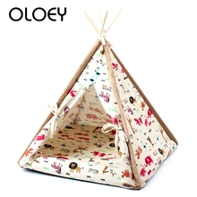 Foldable Dog Cat House Kennel Pet Tent Easy Operation Dog Bed Sleeping Mat Portable Indoor Outdoor Pet Travel Supplies Dog Bed