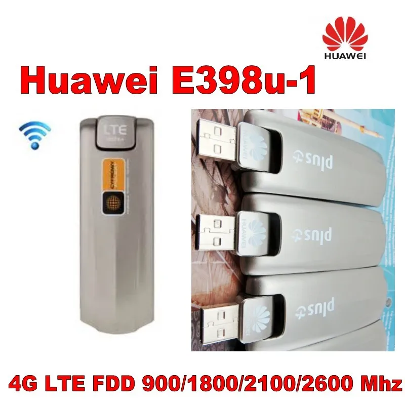 HUAWEI E398u-1 4G LTE Sim Card Dongle And HUAWEI Original 4G LTE Antenna for HUAWEI 4G Modem (TS-9 Connector)