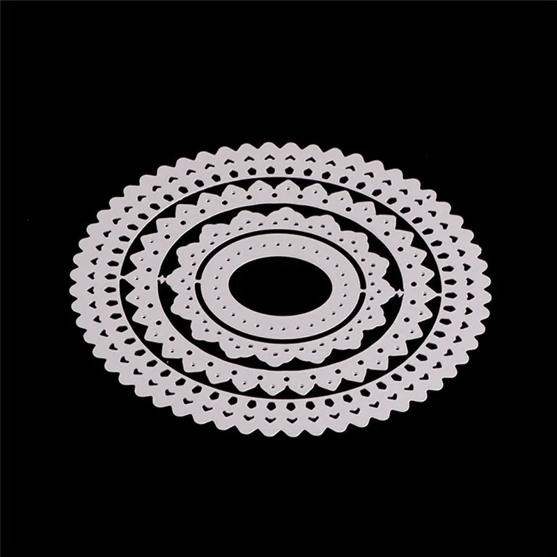 

Oval Shaped Cutting Dies Metal Template Die For Scrapbooking Stencils DIY Album Cards Decoration Wholesales