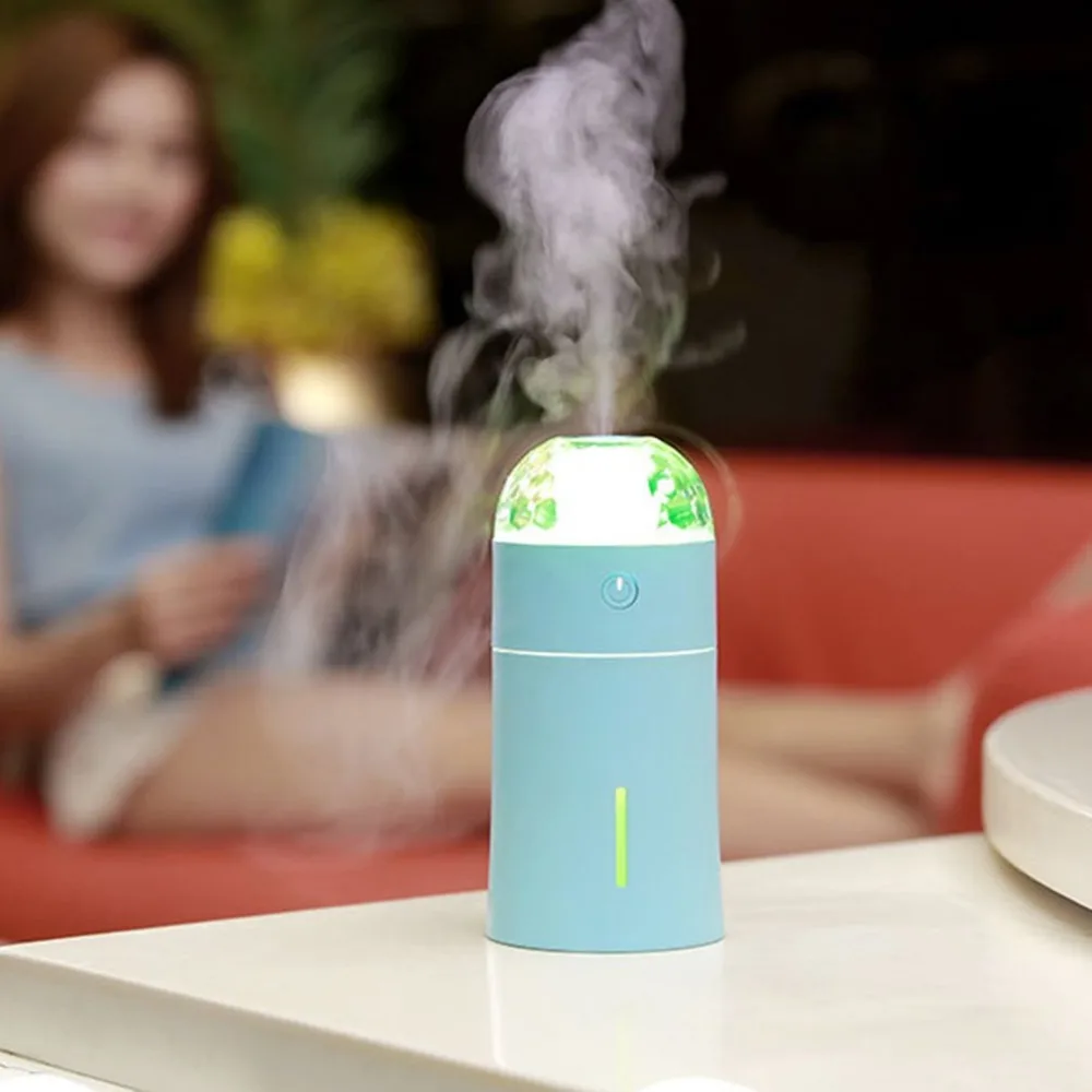 

175ML USB Compact Size Colorful LED Projection Light Air Humidifier Ultrasonic Essential Oil Aroma Diffuser for Home Office