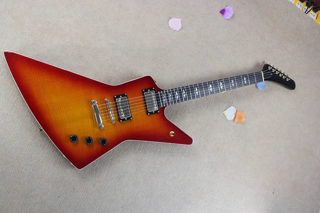 Cheap Wholesale ESP Electric Guitar 6 String Snakebyte Custom James Hetfield Rose Wood guitar In Stock