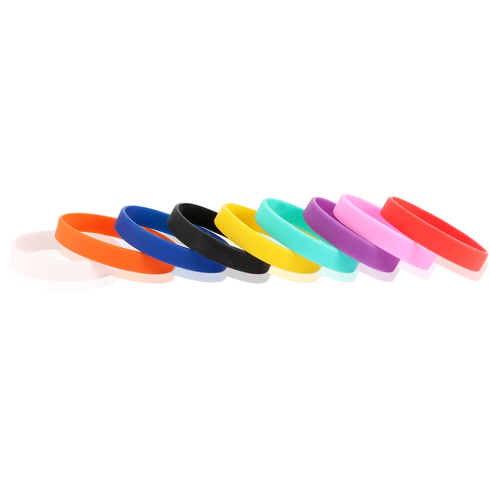 

9 Colors Gym Fitness Power Bands Energy Bangles Men Basketball Sports Wristbands Silicone Bracelets