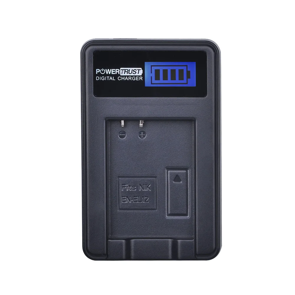 Günstige 2Pcs EN EL12 ENEL12 EN EL12 Kamera Batterie + LCD USB Ladegerät für Nikon Kamera Coolpix S9900 S9700 AW120 S9500 AW110 S70
