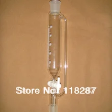 100 мл Выравнивающая Воронка давления, с PTFE стоппеткой и шкалой, 24/29 соединение